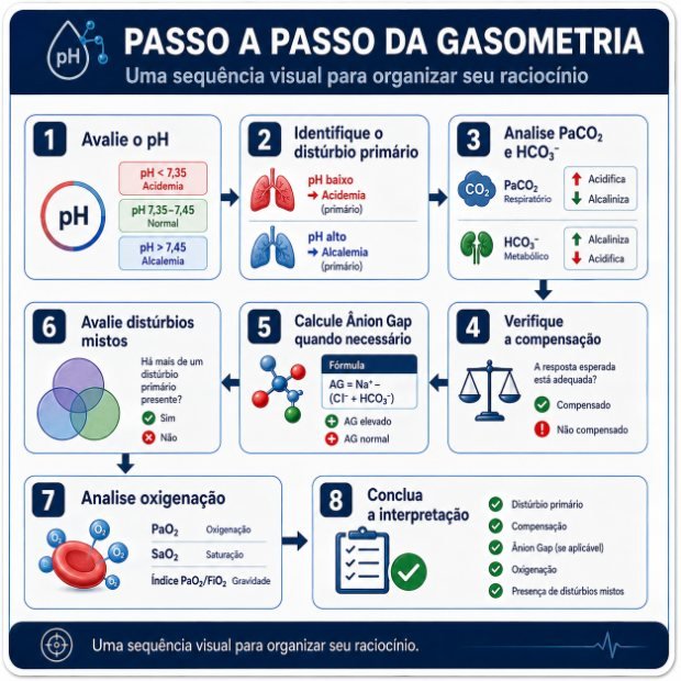 Ficha visual de gasometria